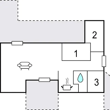 Awesome In With Kitchen Feriehus